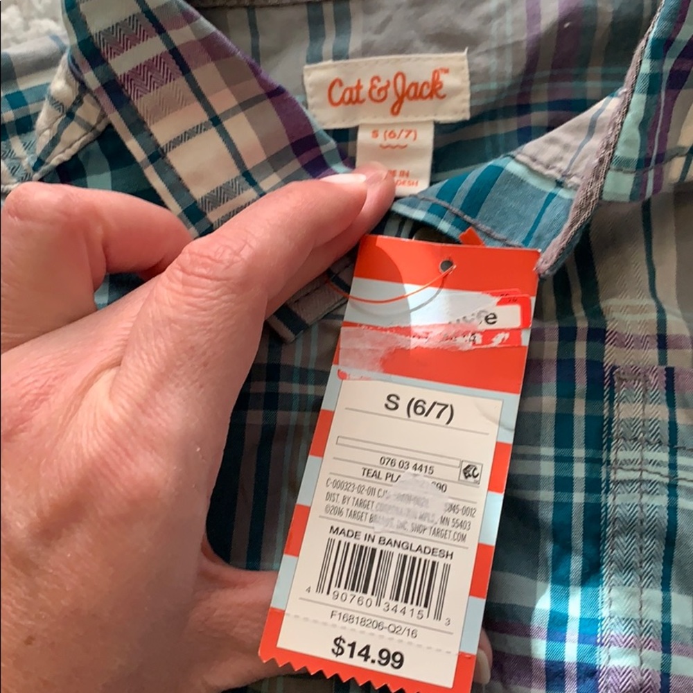 Girls flannel shirt